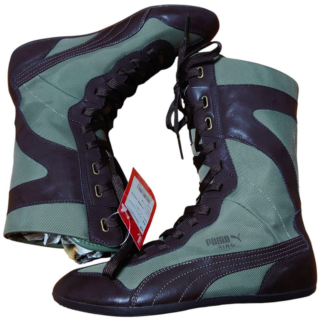 【新品】プーマ ボクシングシューズ　レスリングシューズ　22,5cm