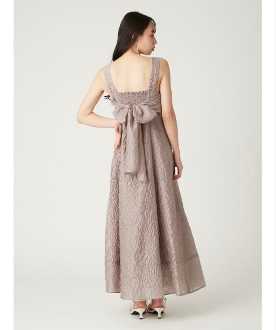 試着のみ／美品✨FRAY I.D ワイドストラップフレアワンピース モカ S