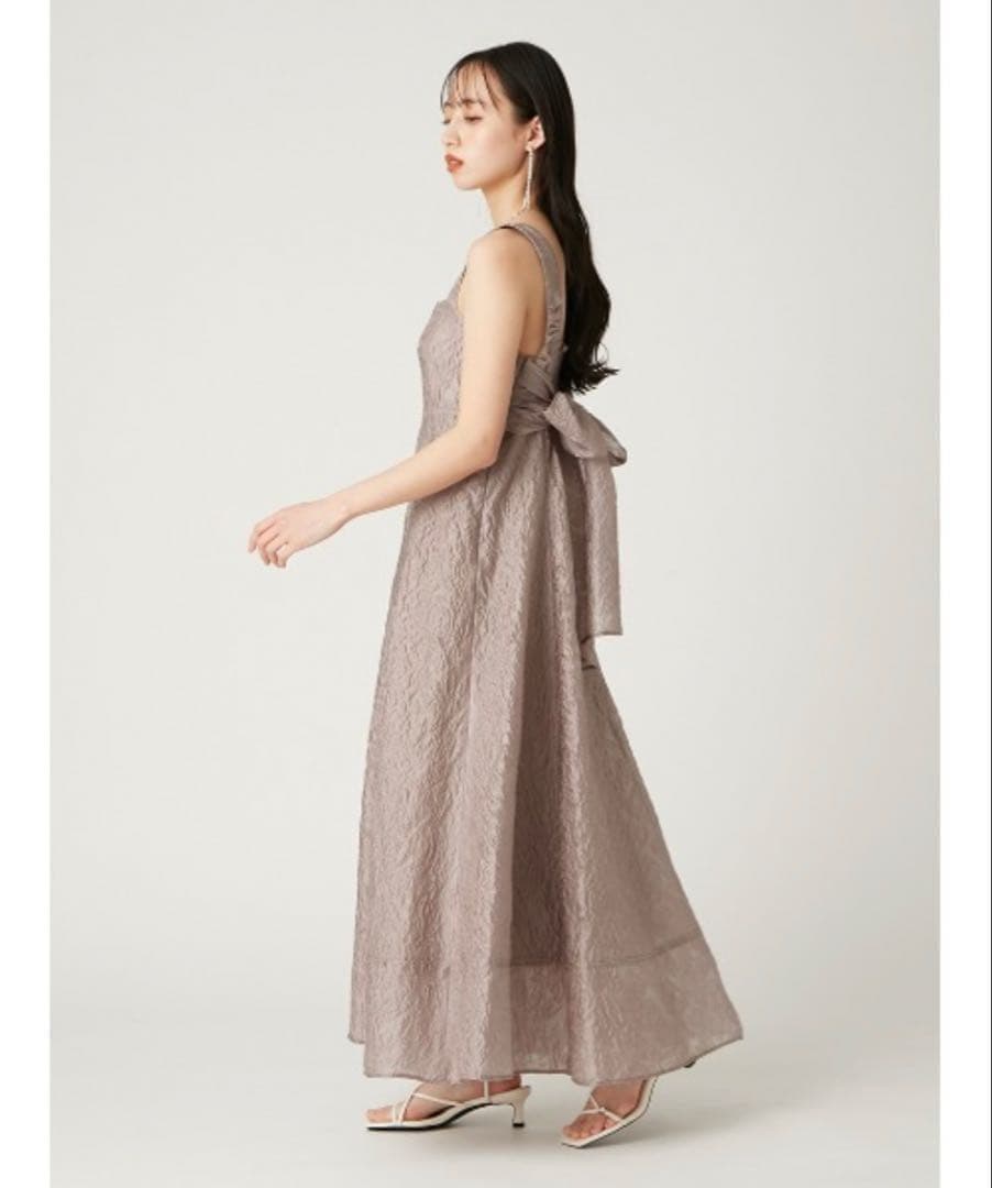 試着のみ／美品✨FRAY I.D ワイドストラップフレアワンピース モカ S