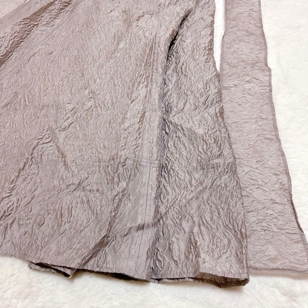 試着のみ／美品✨FRAY I.D ワイドストラップフレアワンピース モカ S