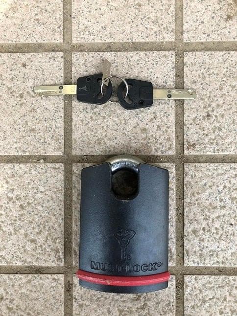 バイク 盗難防止 チェーン 超硬張鋼 MUL-T-LOCK(1.7m)