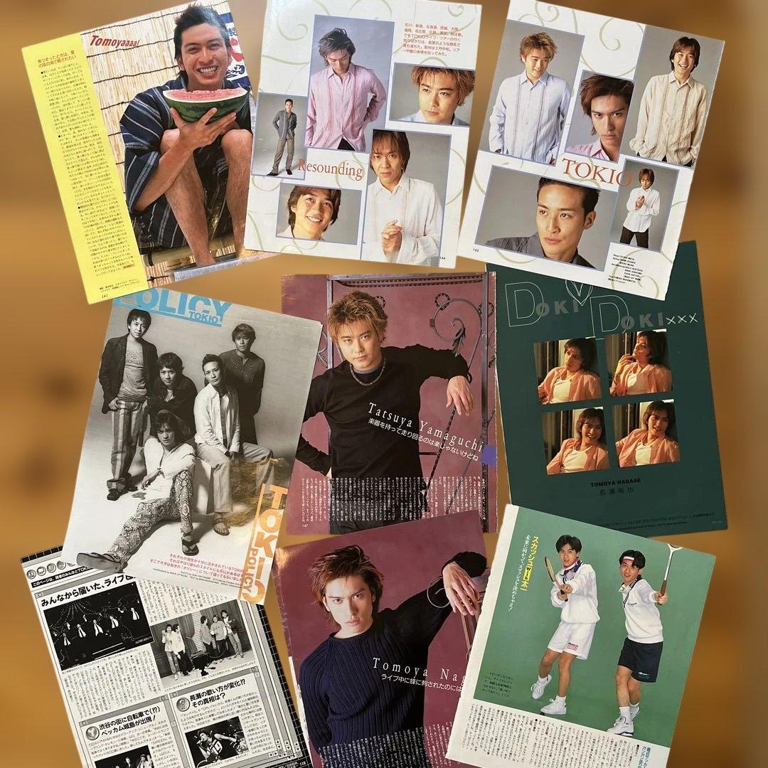 TOKIO 雑誌　切り抜き　セット。長瀬智也とバラ多め。