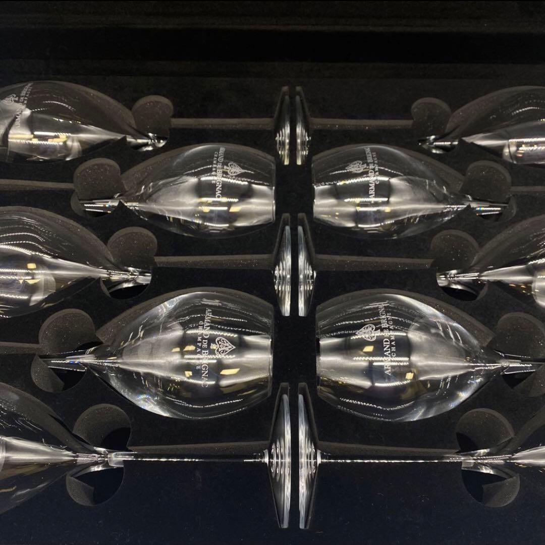 【非売品】アルマンド シャンパングラス　アタッシュケース　※グラス6脚付