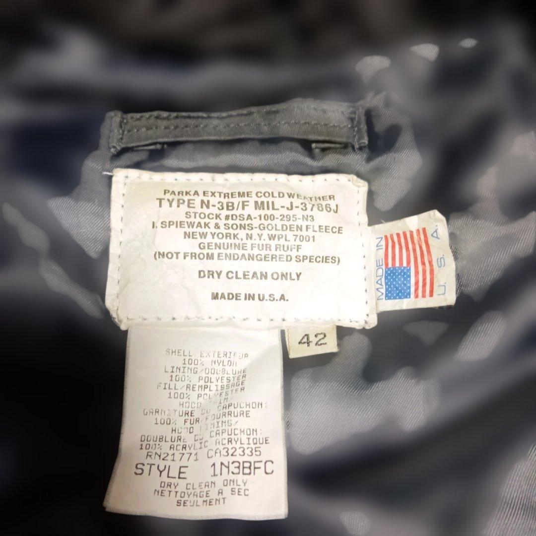 ビンテージ80年代90年代スピワックN3BジャケットUSA製