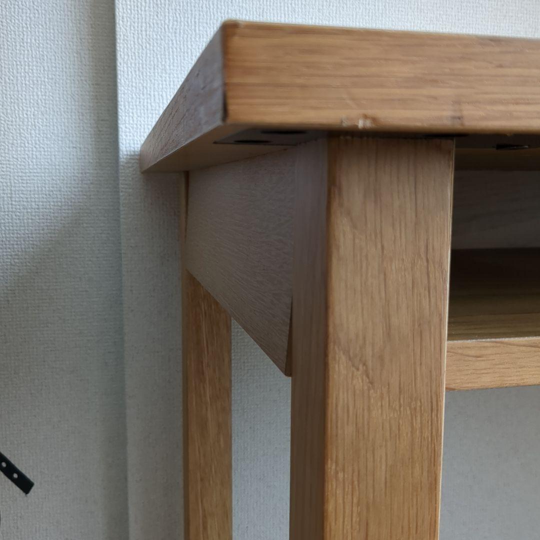 無印良品 オーク材 デスク 学習机　オープン棚　廃盤品