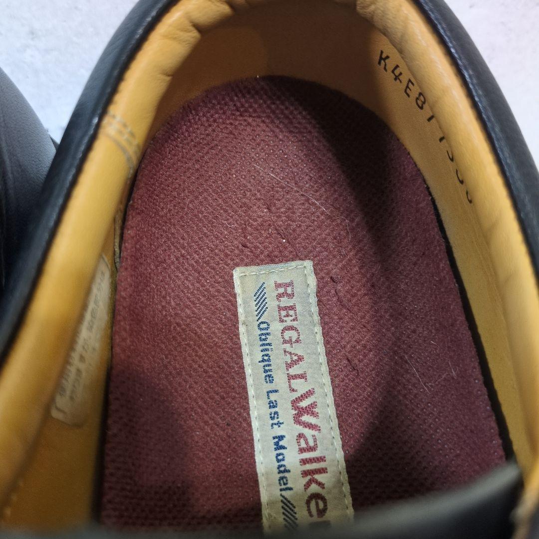 REGAL WALKER リーガル ウォーカー プレーントゥ 26cm 黒