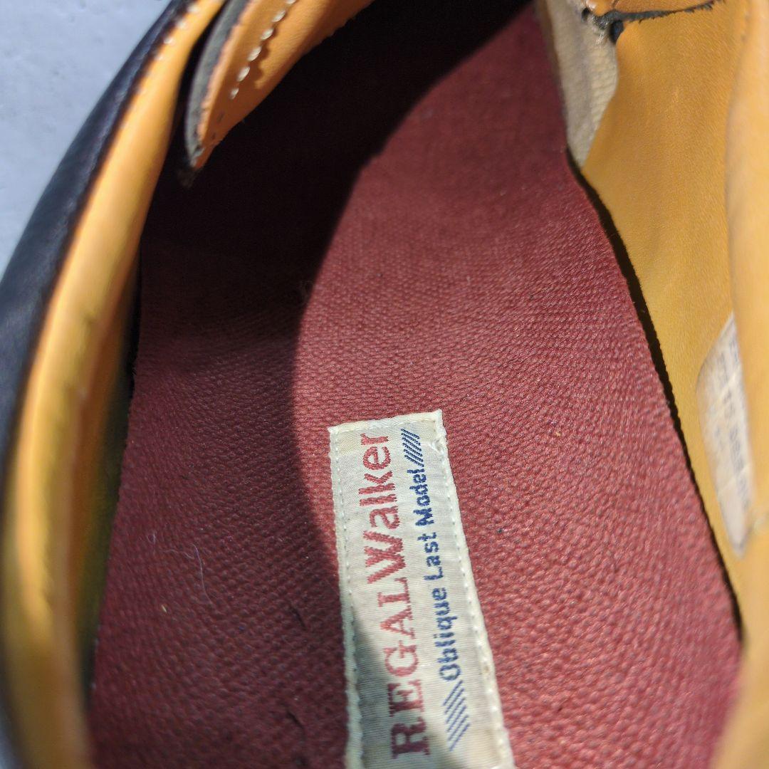 REGAL WALKER リーガル ウォーカー プレーントゥ 26cm 黒