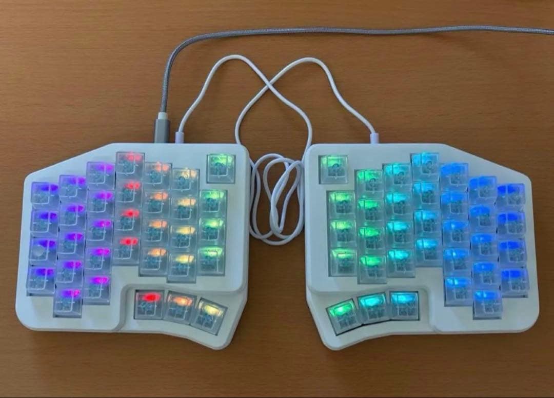 【美品】分割Timothy 有線式、LED付、UV塗装、スイッチ交換可