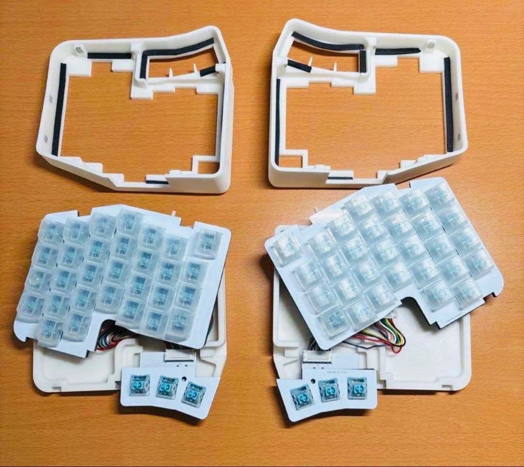 【美品】分割Timothy 有線式、LED付、UV塗装、スイッチ交換可