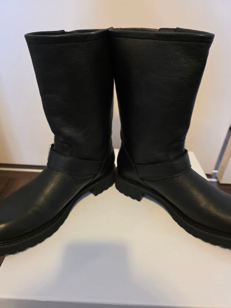 試着のみ Le Talon レザーエンジニアブーツ ブラック Mサイズ