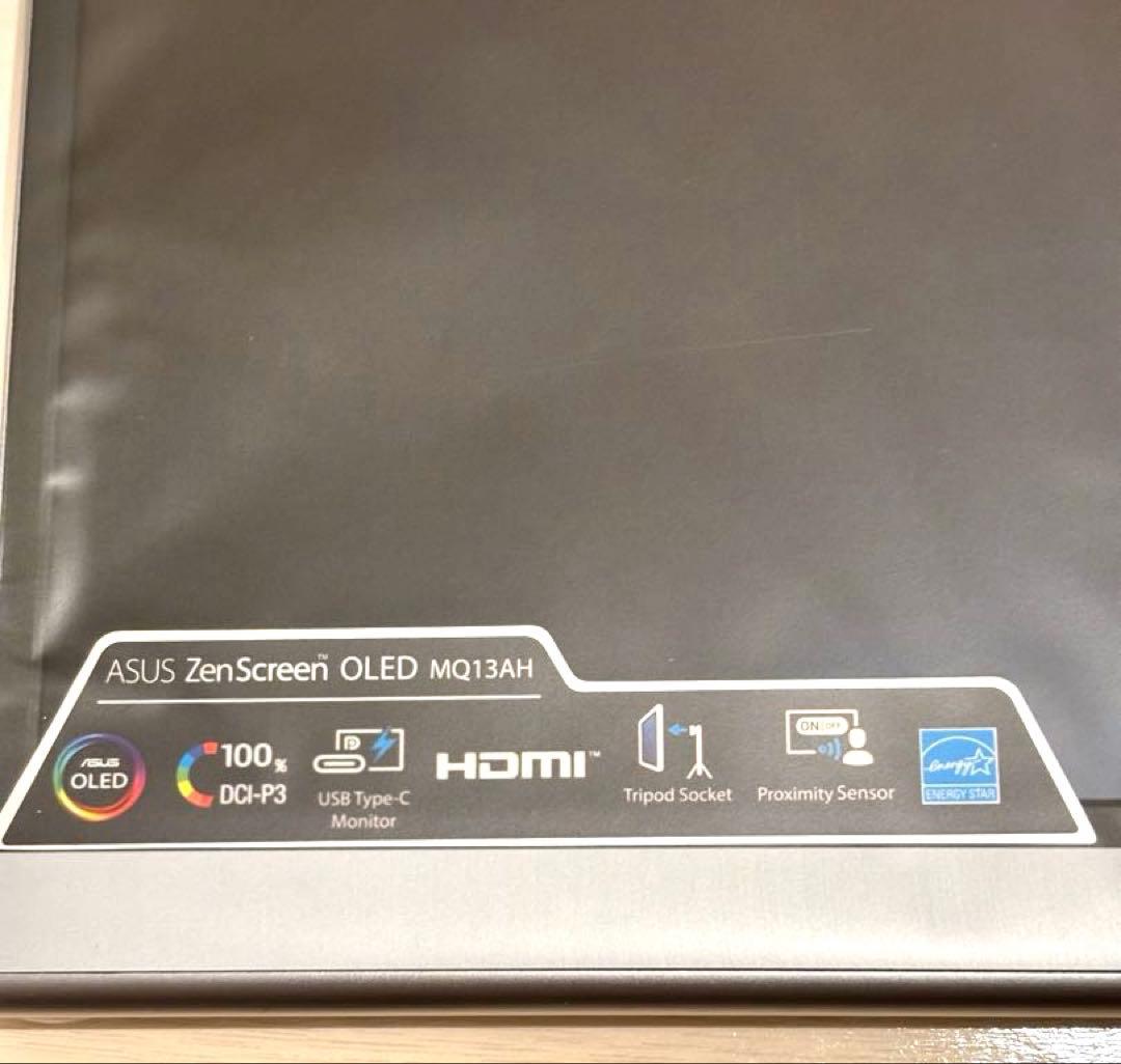【たらいがに】ASUS MQ13AHポータブル有機ELディスプレイ