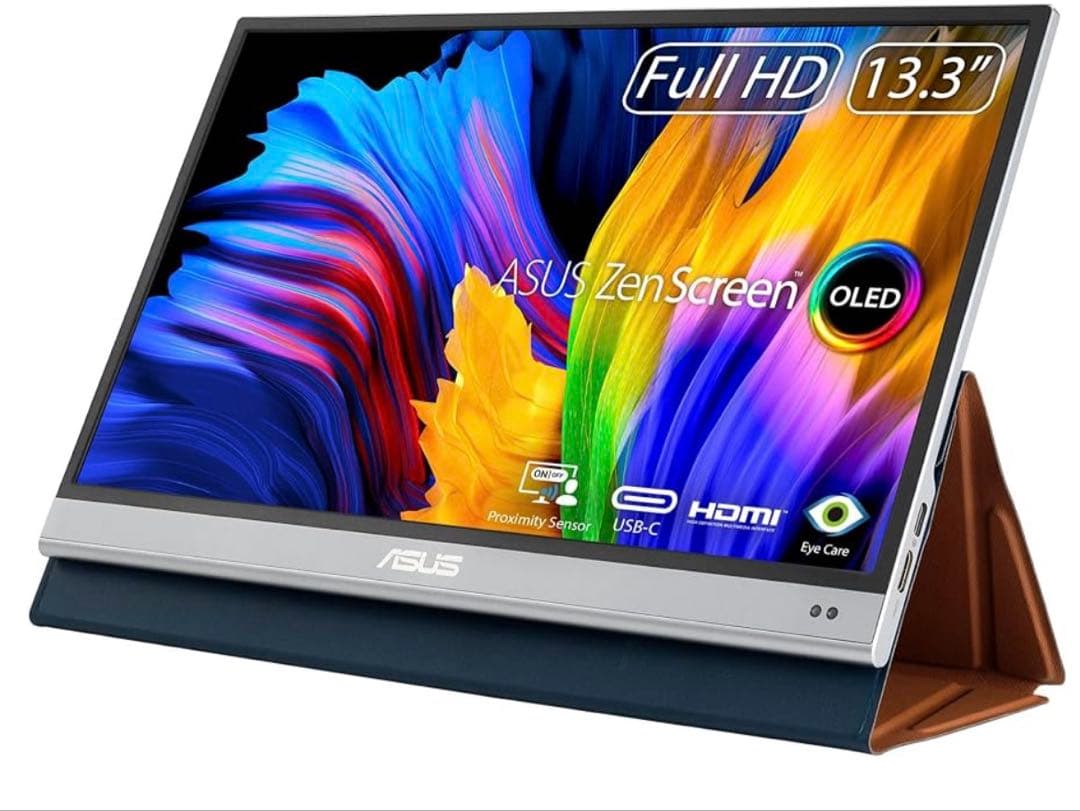 【たらいがに】ASUS MQ13AHポータブル有機ELディスプレイ