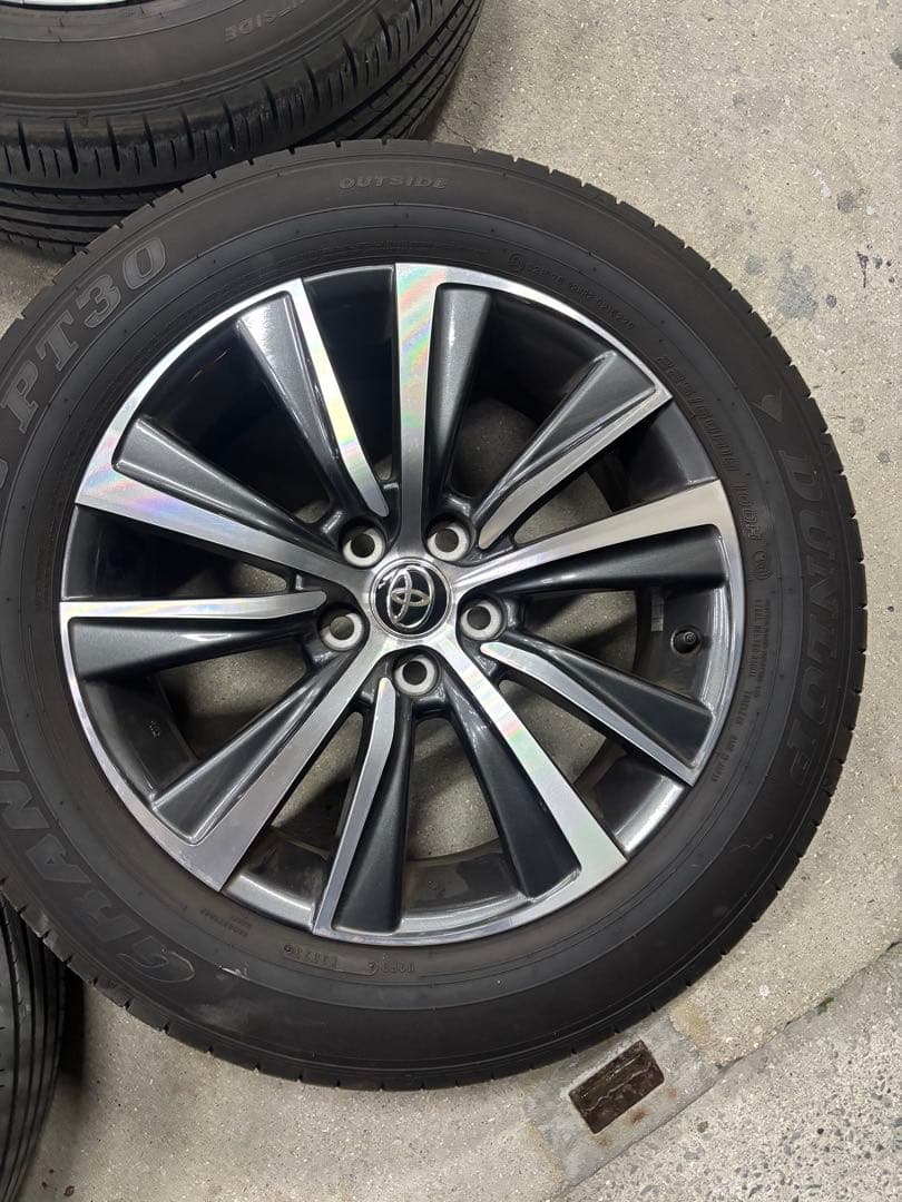 80ハリアー純正ホイール