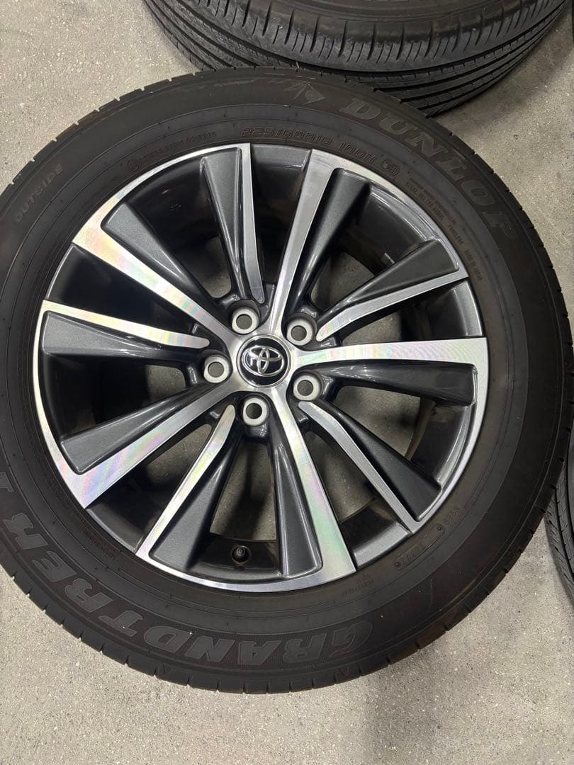 80ハリアー純正ホイール