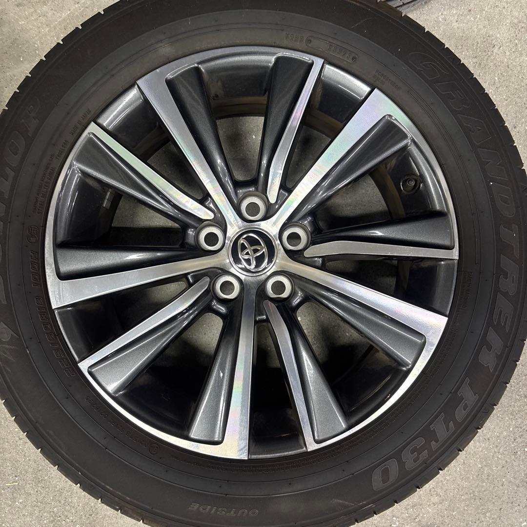 80ハリアー純正ホイール