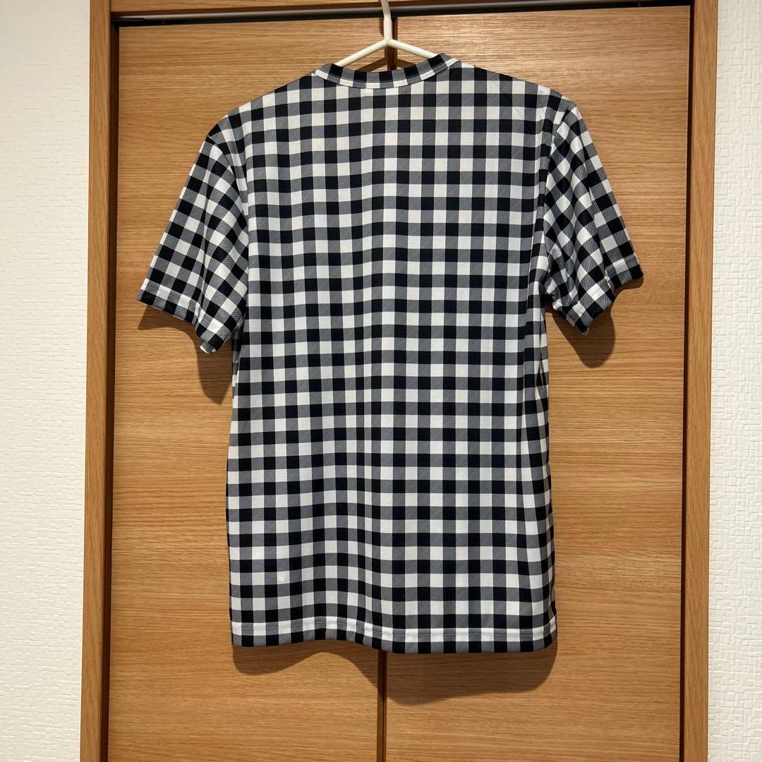 コムデギャルソン 今期AW新品未使用 チェック柄半袖Tシャツ
