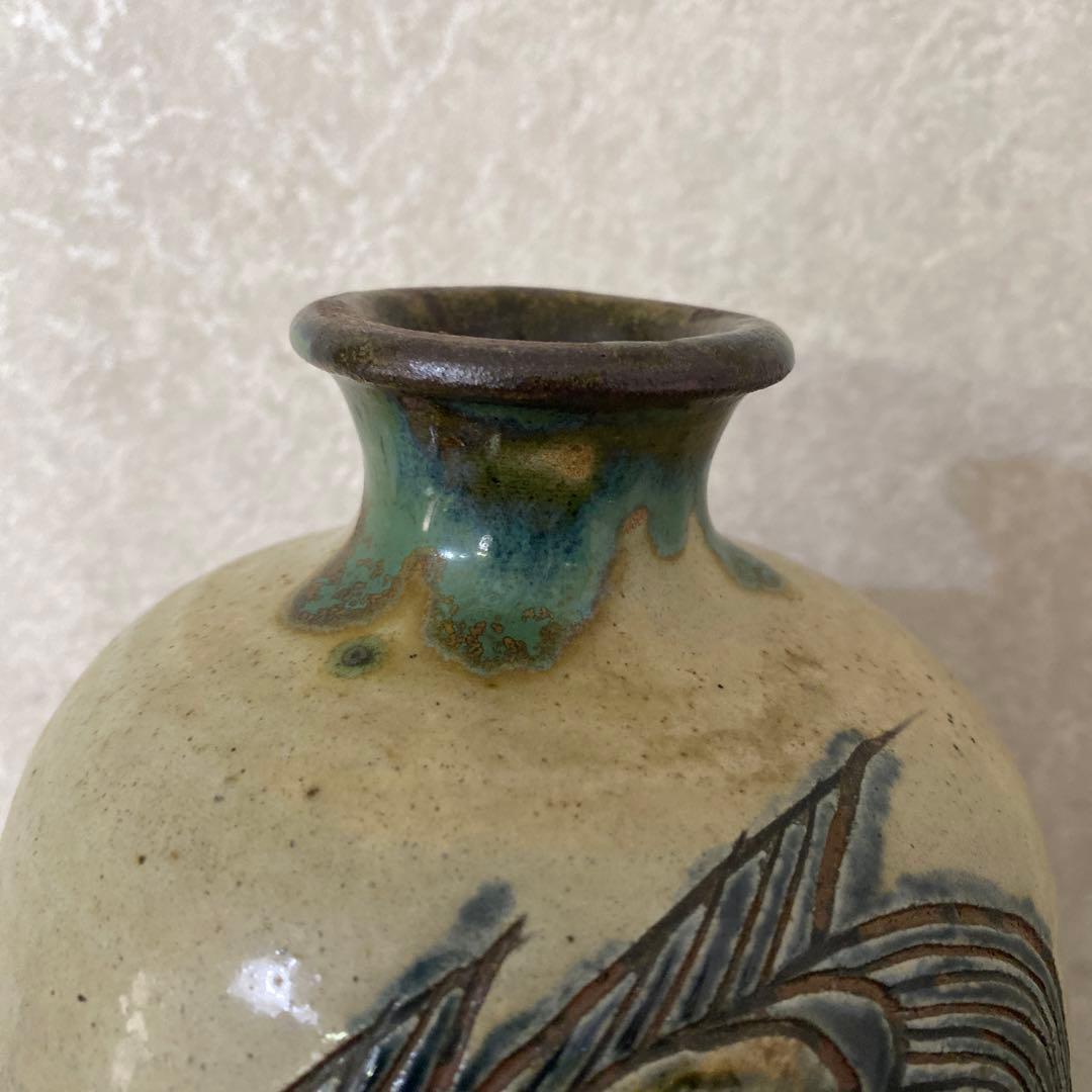 金城敏男　壺　人間国宝　金城次郎　琉球花瓶