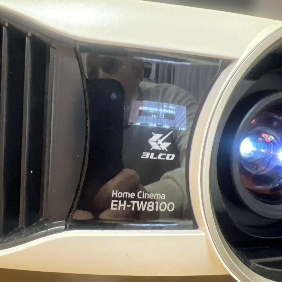 EPSON EH-TW8100プロジェクターHDMI 3D対応　使用時間347h