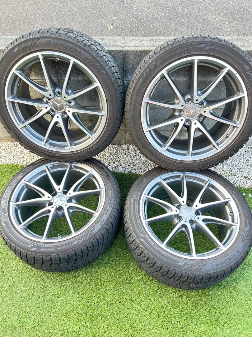 メルセデスベンツAMG E63 純正19インチ ホイール　ヨコハマ　IG60
