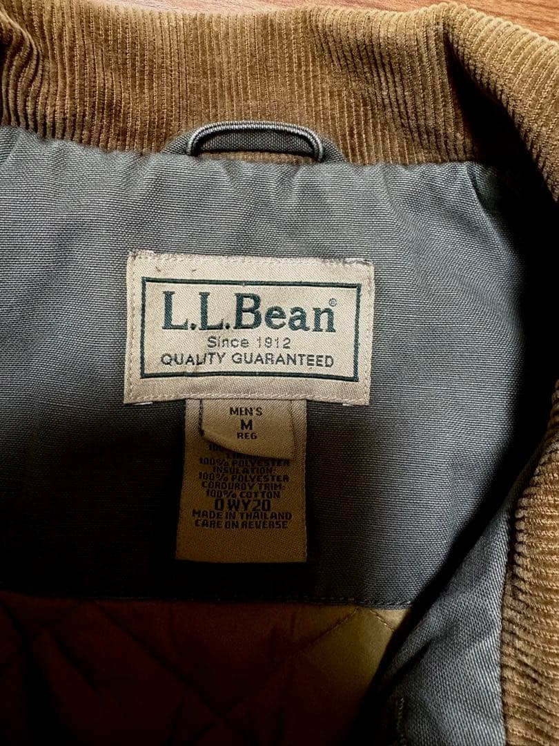 美品 L.L.Bean コーデュロイ襟 ハンティングジャケット M
