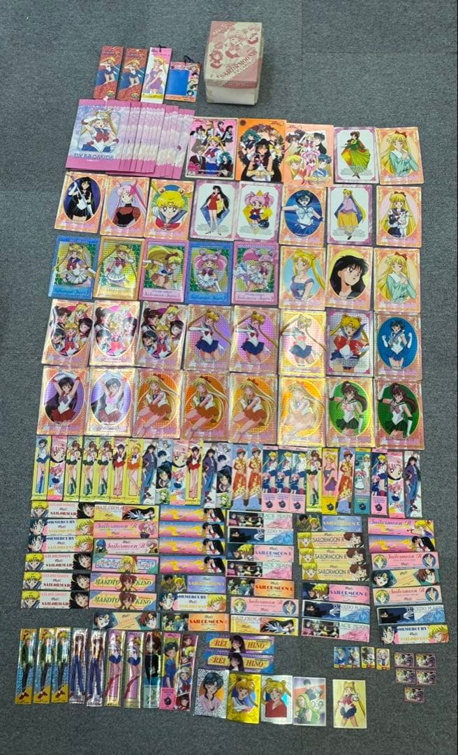 セーラームーン　アマダ　カードダス　DX両面ブロマイド　まとめ売り　約2000枚