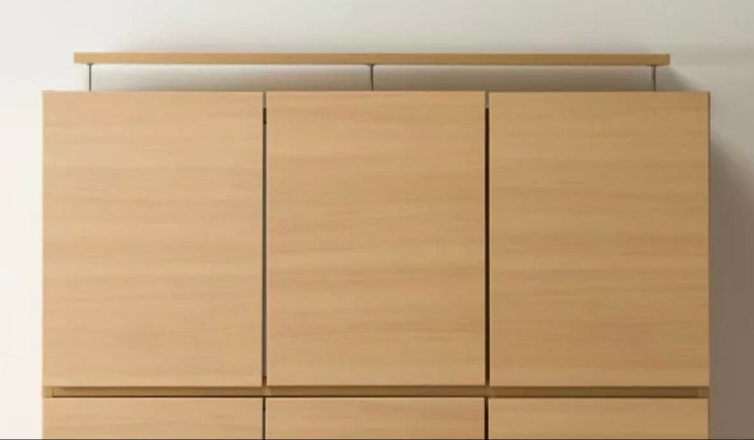 10月17日まで！　ニトリ　壁面収納キャビネット　120㎝幅 上置き収納