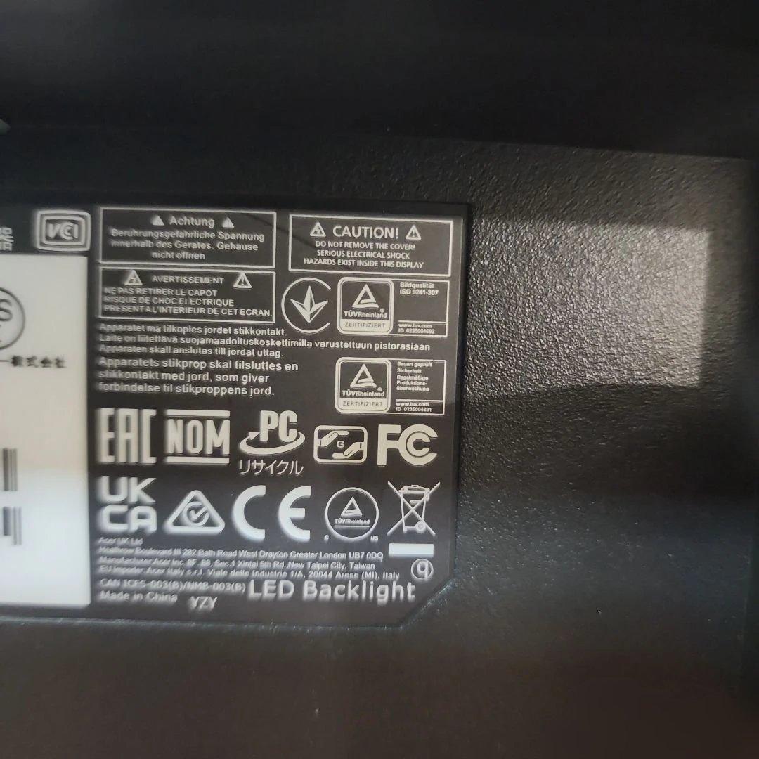 AcerゲーミングモニターNitro VG252QXbmiipx 24.5インチ