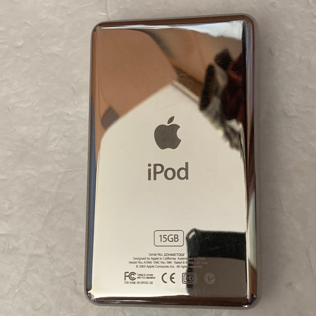 ジャンク アップル iPod Classic 第3世代 15GB 壊れています