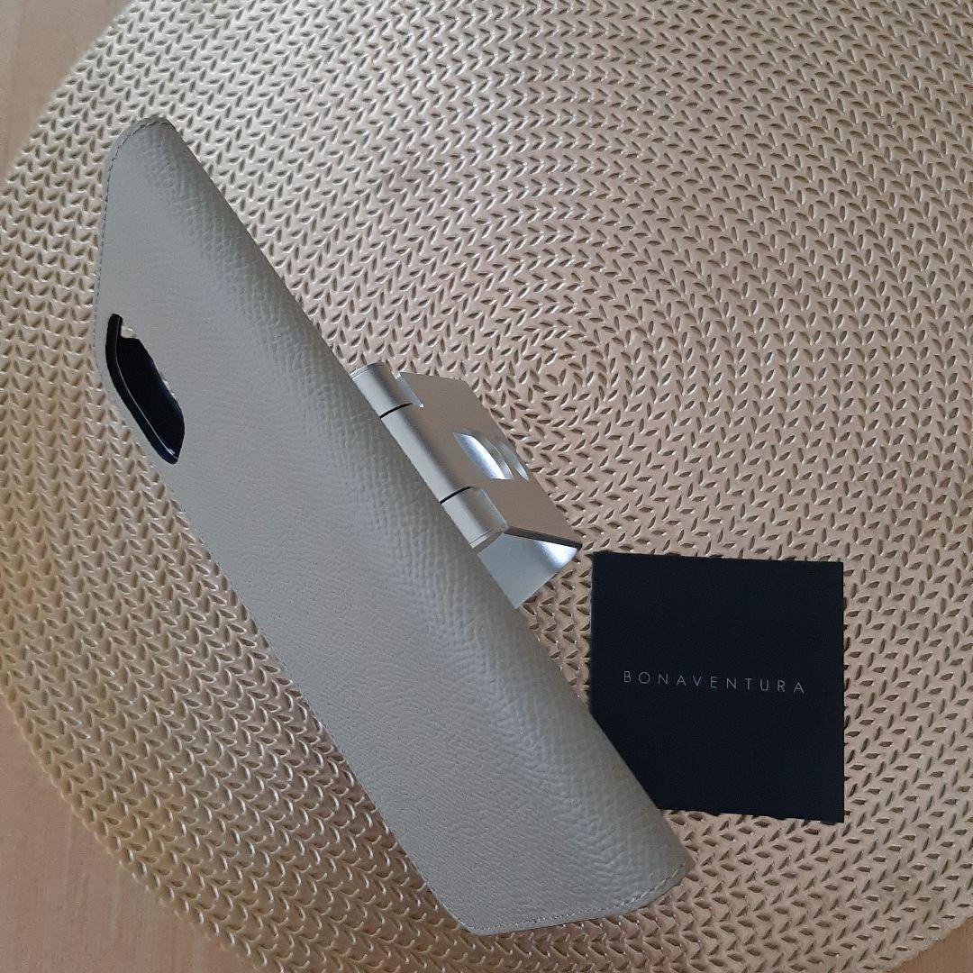 【ボナベンチュラ】 ダイアリーケース iPhone 14 Plus, グレージュ