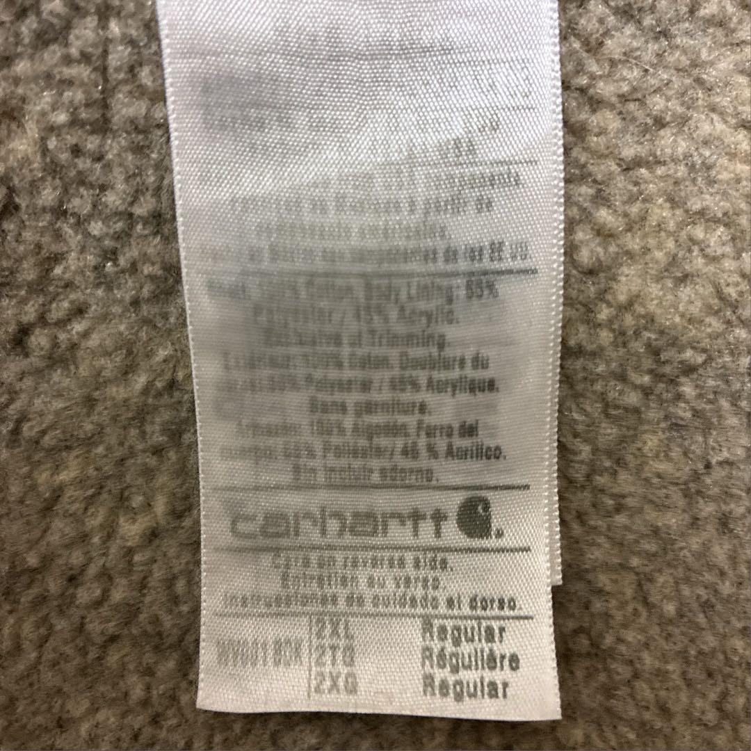 Carhartt 裏ボア ダックベスト くすみパープル メンズL相当 USA生地