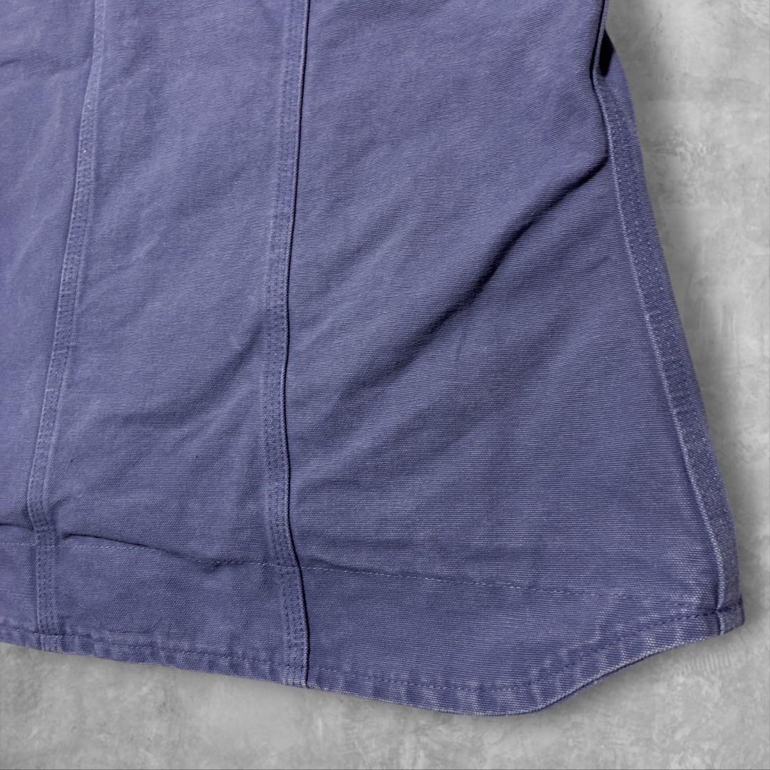 Carhartt 裏ボア ダックベスト くすみパープル メンズL相当 USA生地