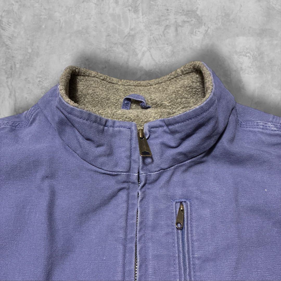 Carhartt 裏ボア ダックベスト くすみパープル メンズL相当 USA生地