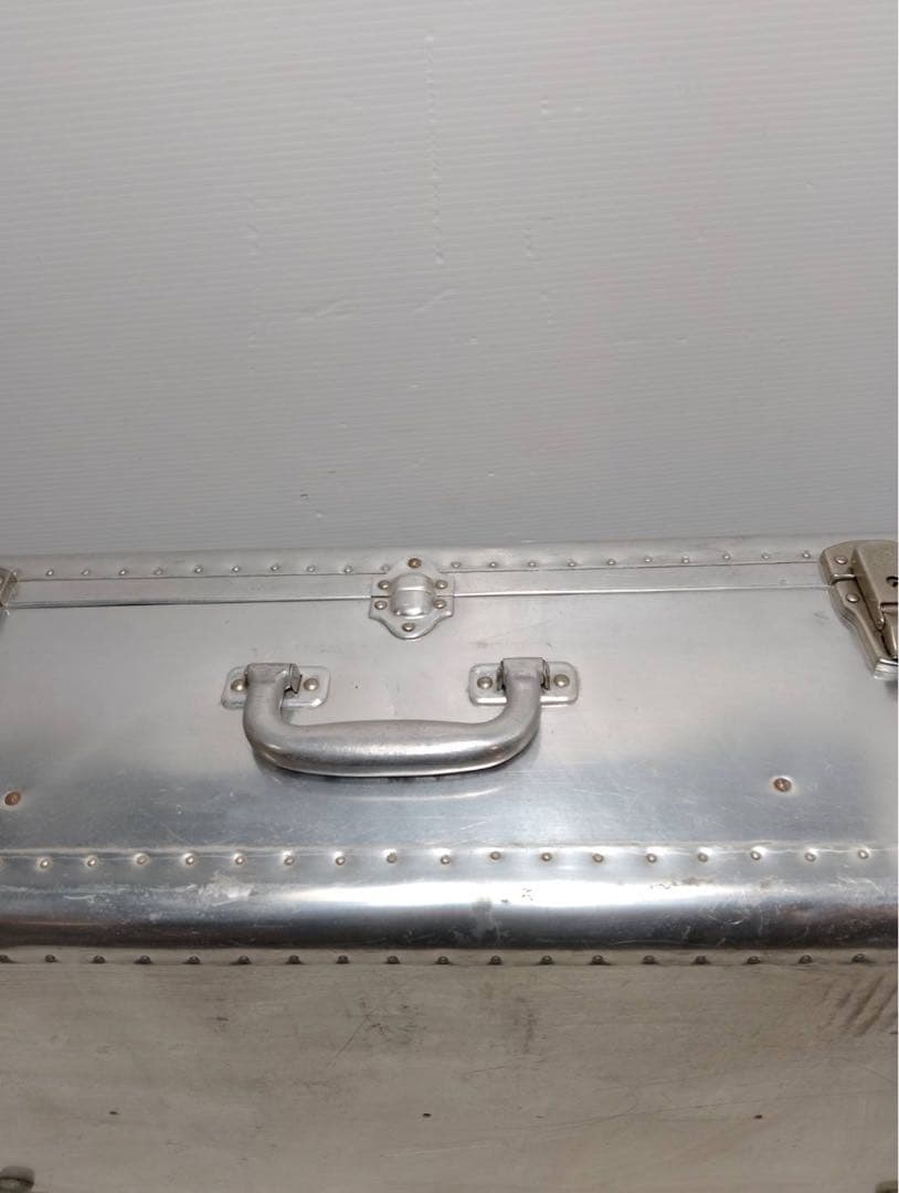 【希少】ヴィンテージ アルミトランク スーツケース インダストリアル 昭和レトロ