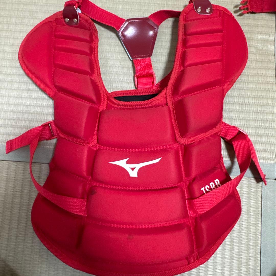 ミズノ MIZUNO 軟式少年用 キャッチャー 防具セット ブラック ケース付