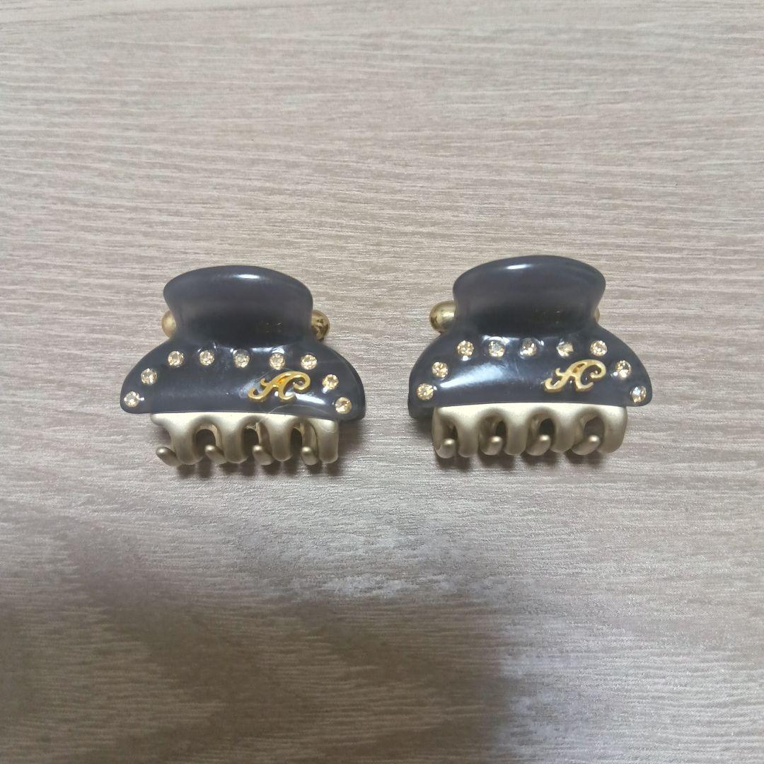 accaティアラクリップminiサイズ★2点★ダークグレー★アッカ★ミニ★DGY