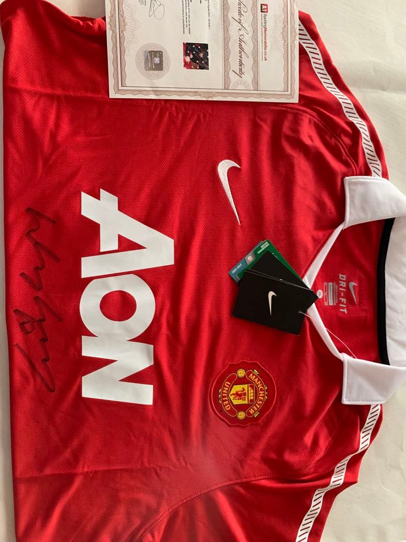 ウェイン・ルーニー サイン入りシャツ