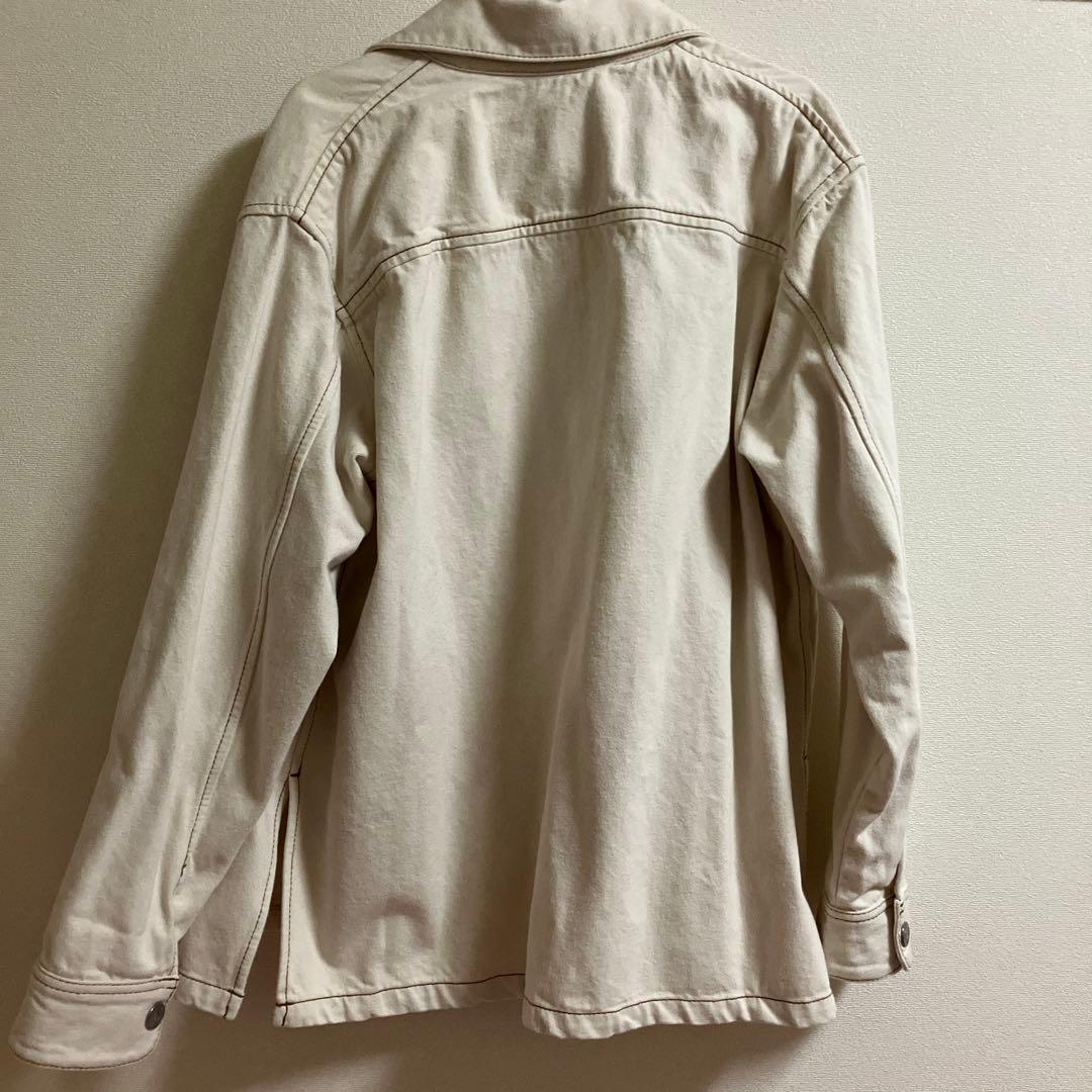 ami paris ベージュ シャツジャケット S