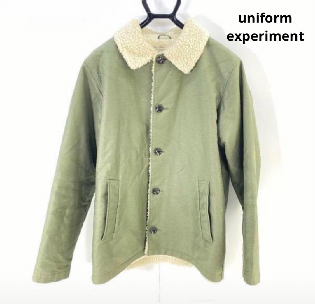 ☆ ユニフォームエクスペリメント モッズコート カーキ