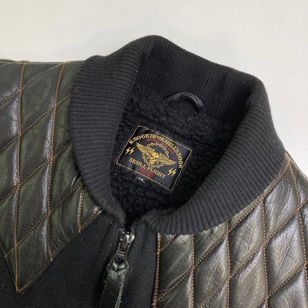 SKULL FLIGHT スカルフライト ランバージャック ベスト　レザー