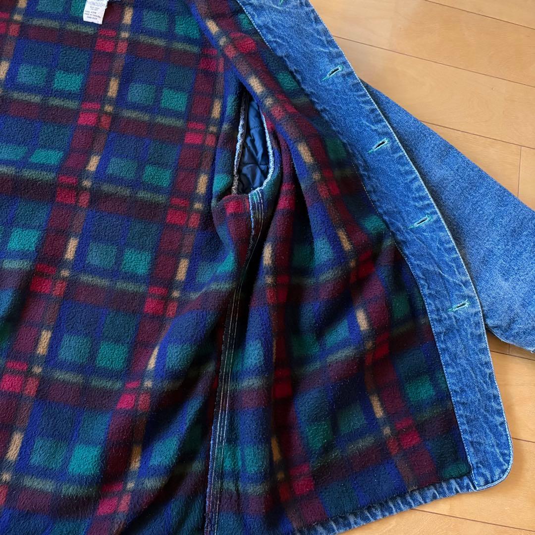 オシュコシュ カバーオール デニムジャケット 裏フリース 42R