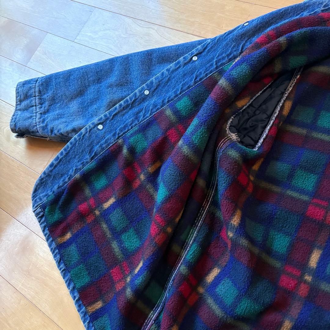 オシュコシュ カバーオール デニムジャケット 裏フリース 42R