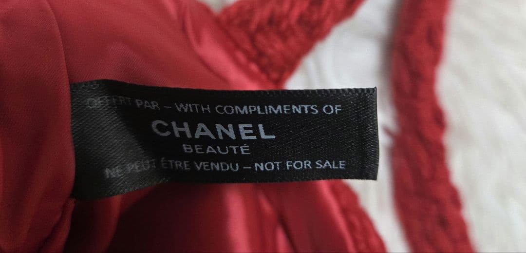 1点のみ最安値 CHANEL ノベルティ トートバッグ ビッグココマーク レッド