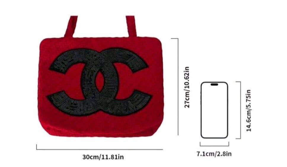 1点のみ最安値 CHANEL ノベルティ トートバッグ ビッグココマーク レッド