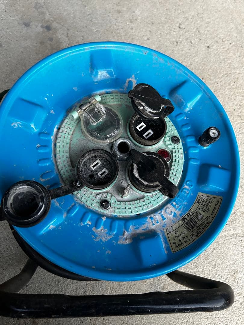 電工ドラム　コードリール　タイコ　延長コード　サンプル写真