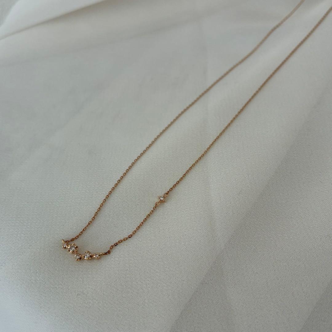4℃ k10 ネックレス　ダイヤモンド　2018クリスマス限定