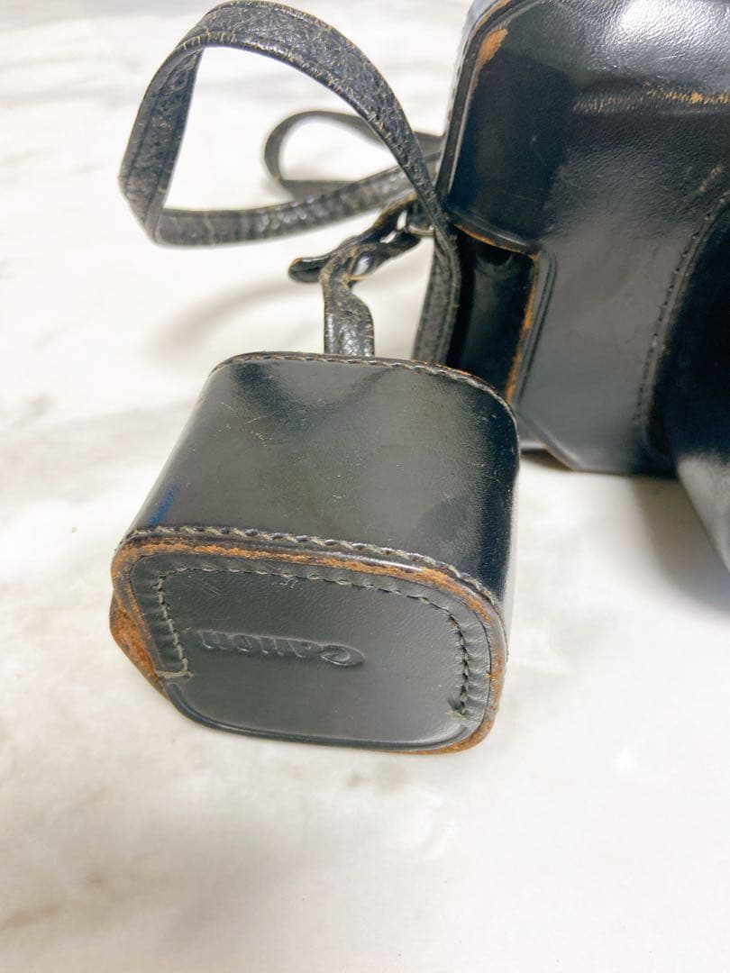 ＋【ジャンク品】キャノン７ 50mm F1.8 レンジファインダー 純正ケース付