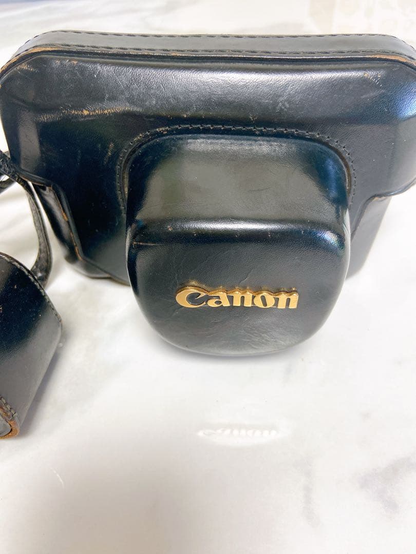 ＋【ジャンク品】キャノン７ 50mm F1.8 レンジファインダー 純正ケース付