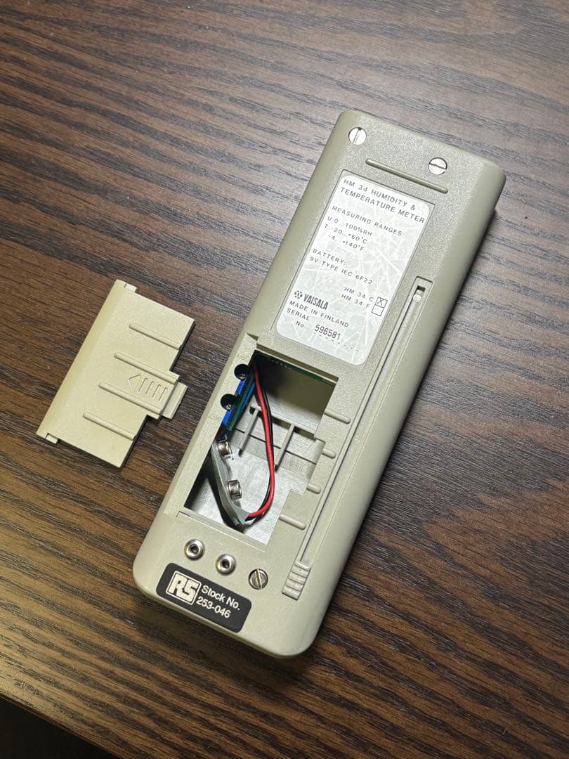 VAISALA 温湿度計　HM34 新品電池付き