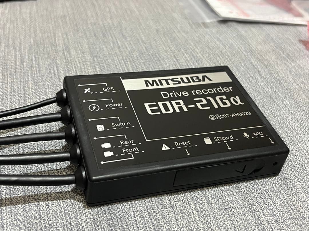 【新品•未使用】ミツバ ドライブレコーダー edr-21gα
