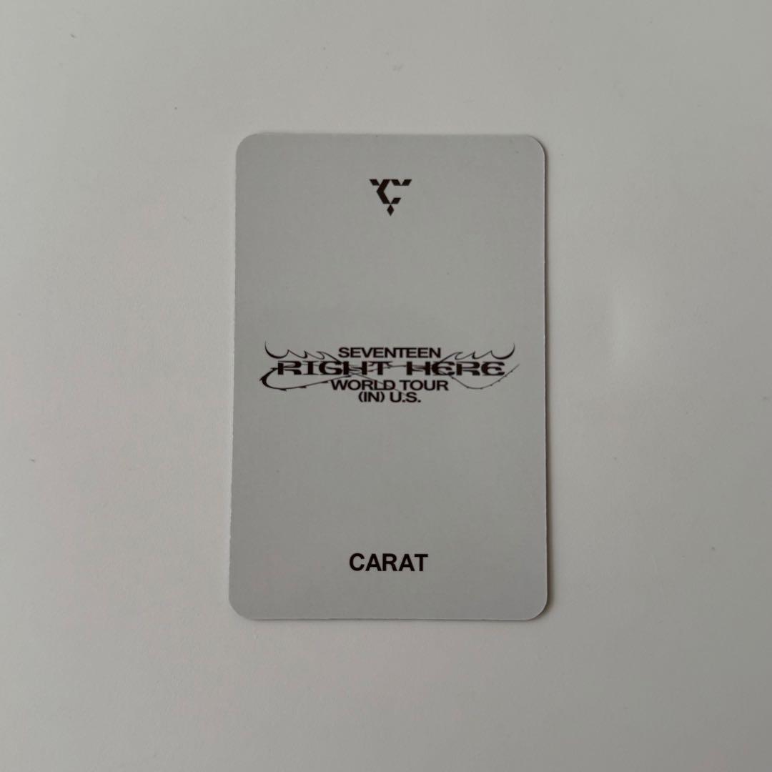 RIGHT HERE caratzone US セブチ トレカ ジョンハン